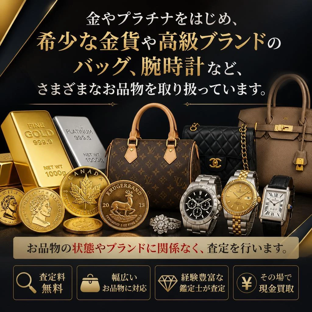 多彩な買取品目