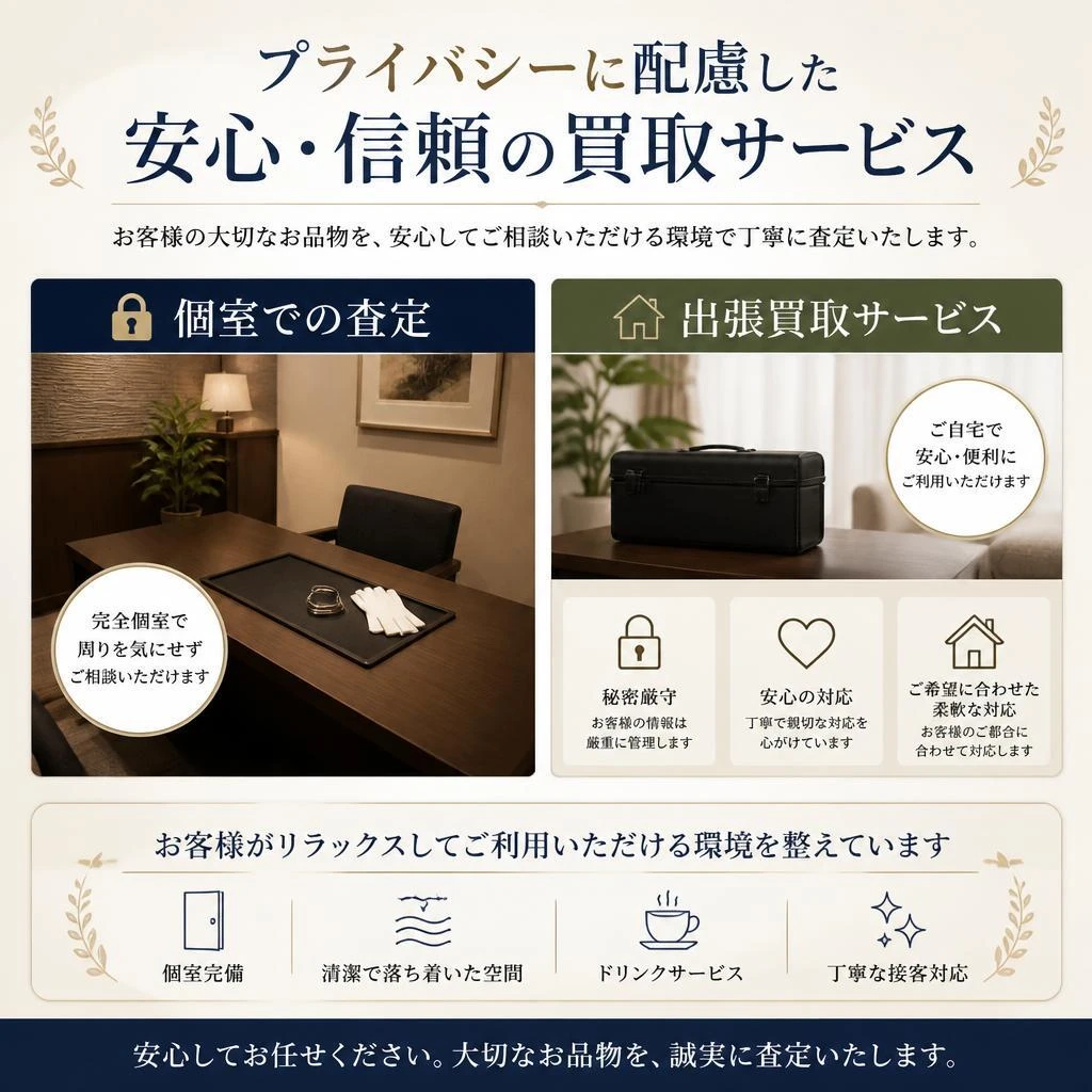 安心して依頼できる理由