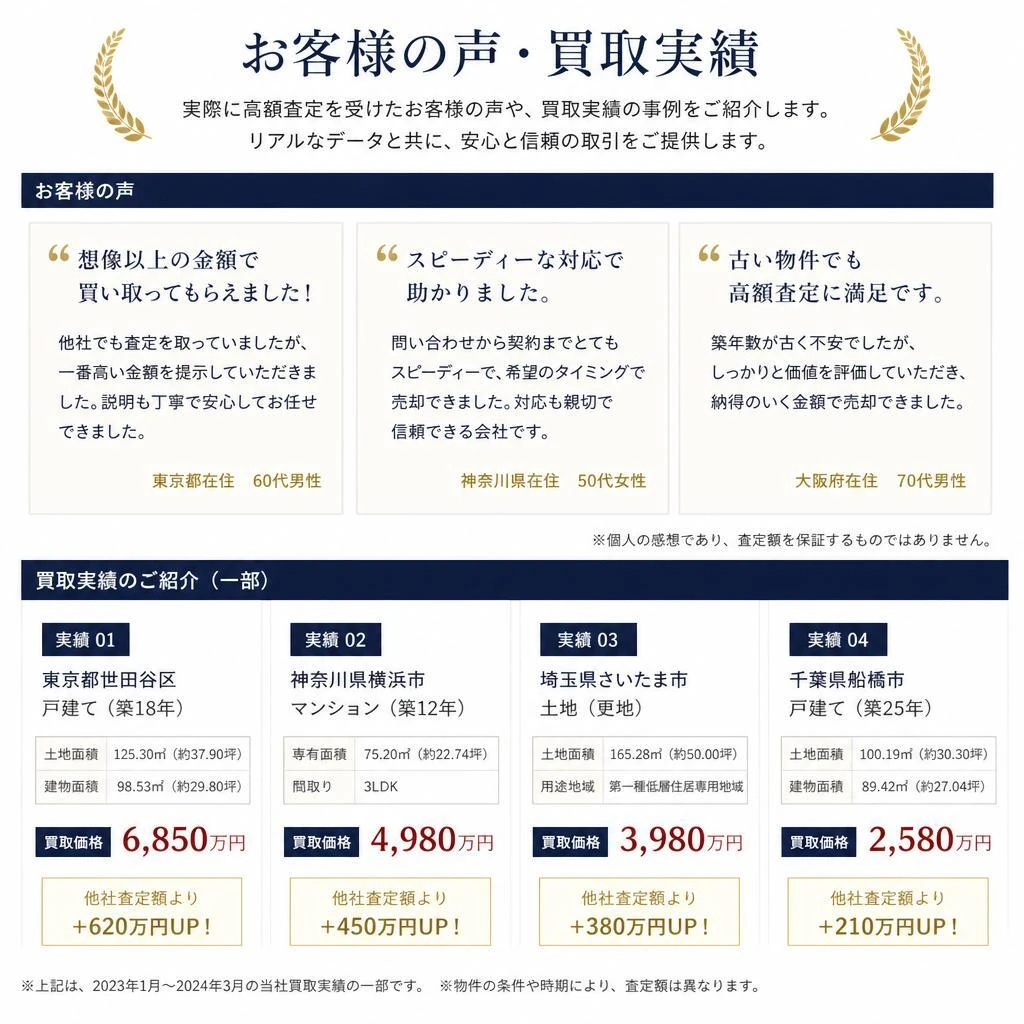 買取実績の紹介