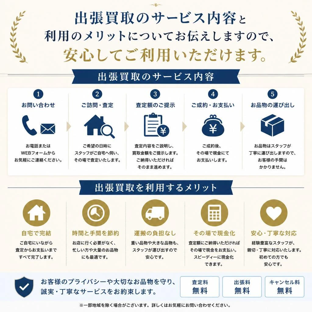 4. 出張買取サービスのご案内