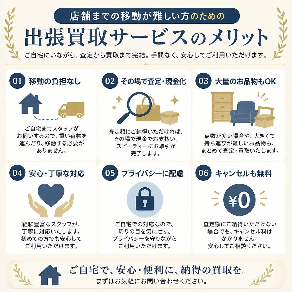 4. 出張買取サービスのご利用方法
