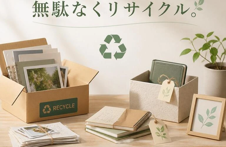 大切な思い出を、無駄なくリサイクル。