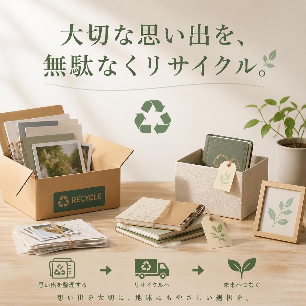 大切な思い出を、無駄なくリサイクル。