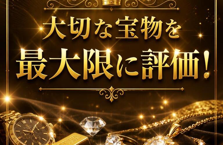 大切な宝物を最大限に評価！