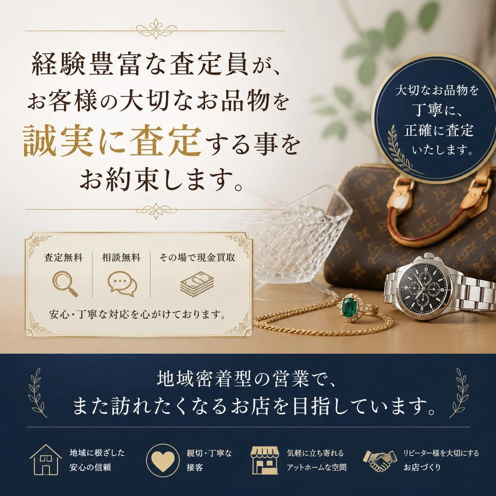 実績と信頼のある査定員