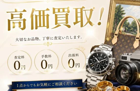 思い出を引き継ぐ高価買取！