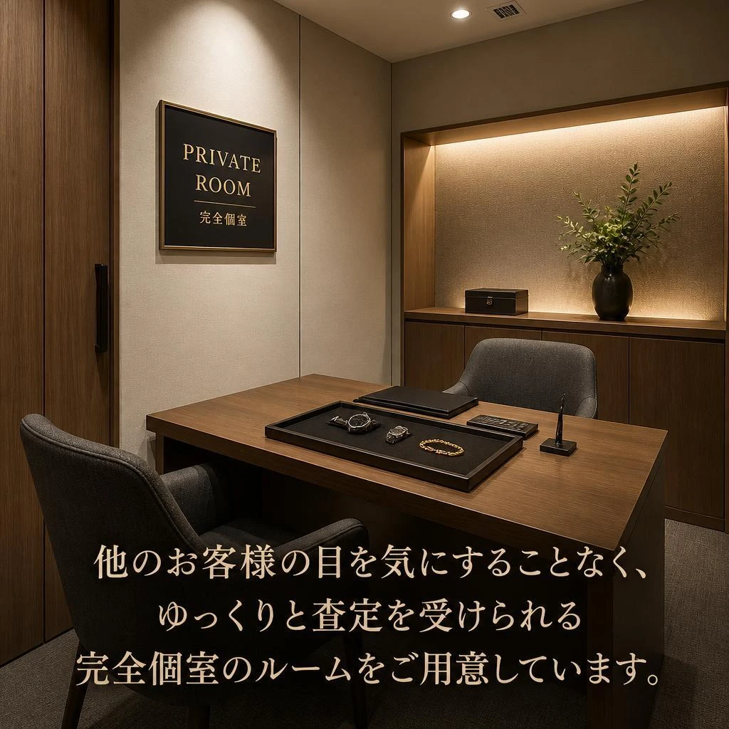 完全個室で安心プライバシー