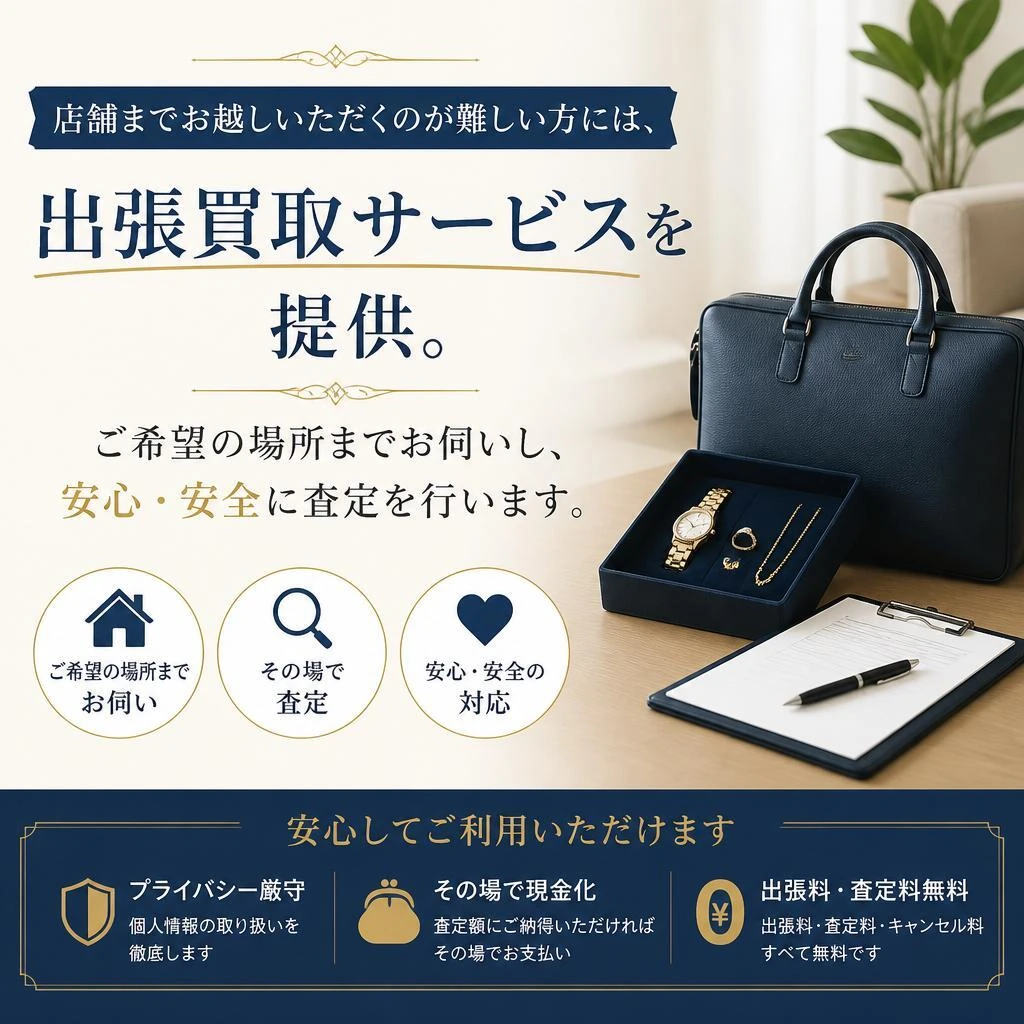 出張買取のご案内