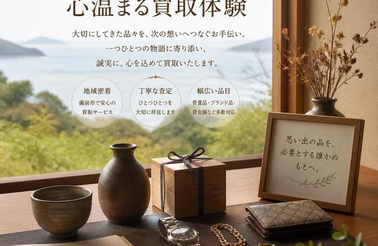 備前市で手に入る、心温まる買取体験