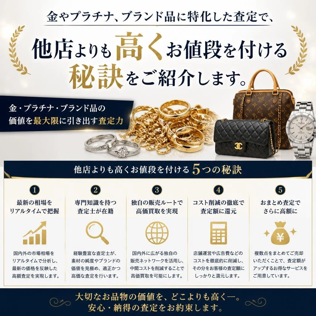 高価査定の秘訣