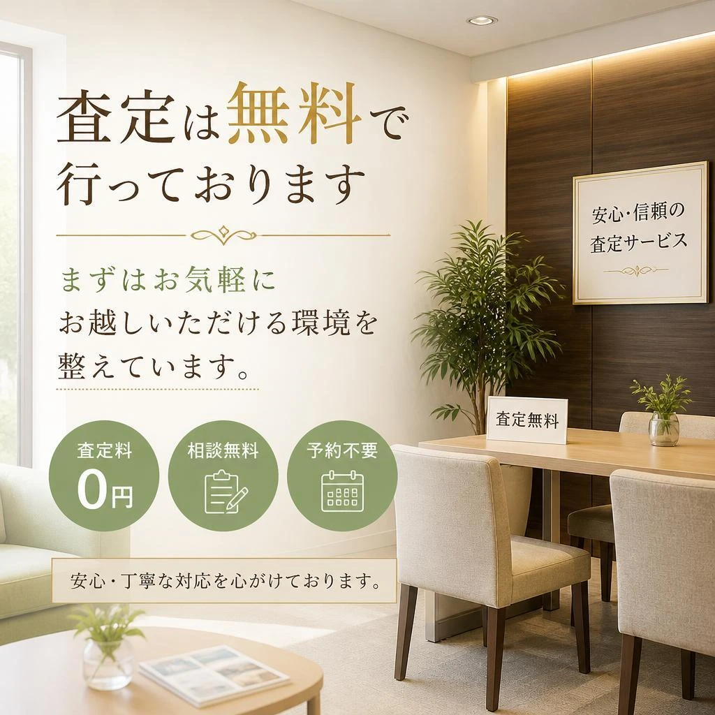 無料査定で気軽にご相談