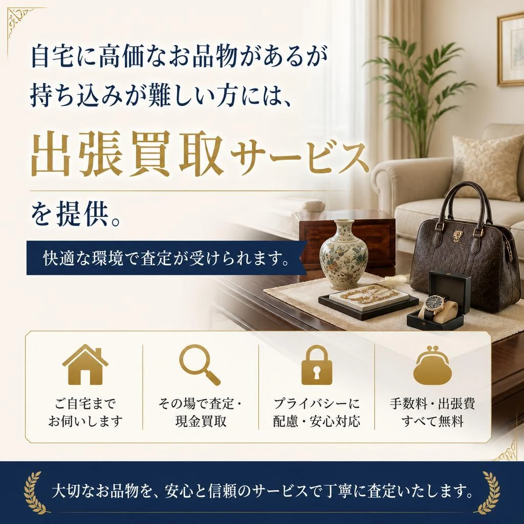 出張買取サービスのご案内