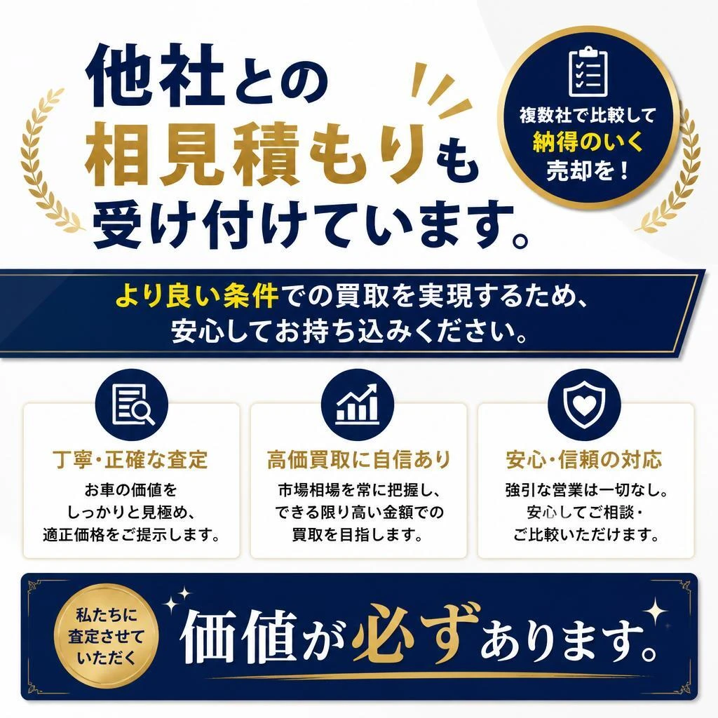相見積もり大歓迎！