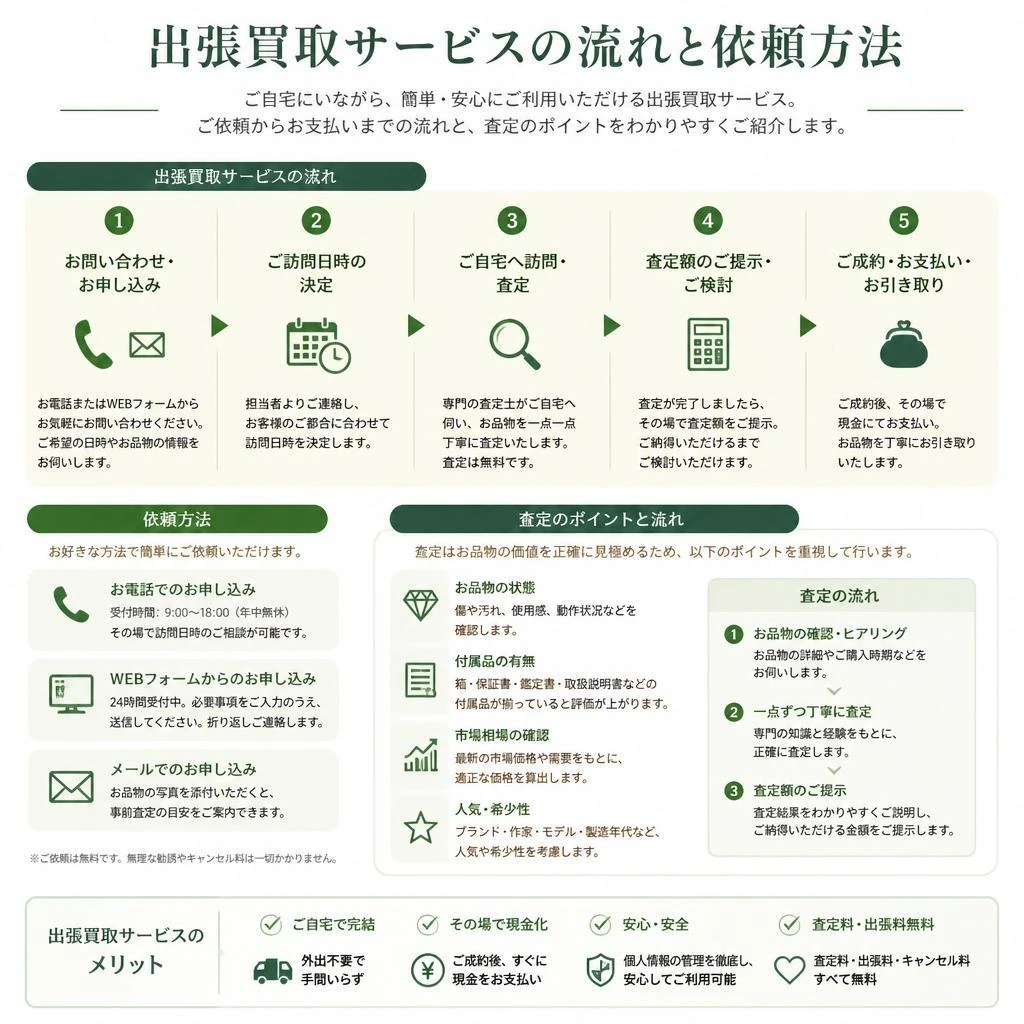 5. 出張買取の流れ