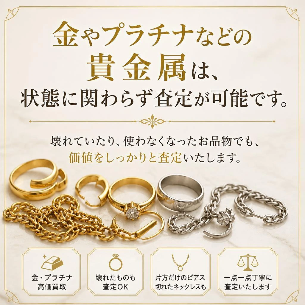 貴金属買取業者としての特徴
