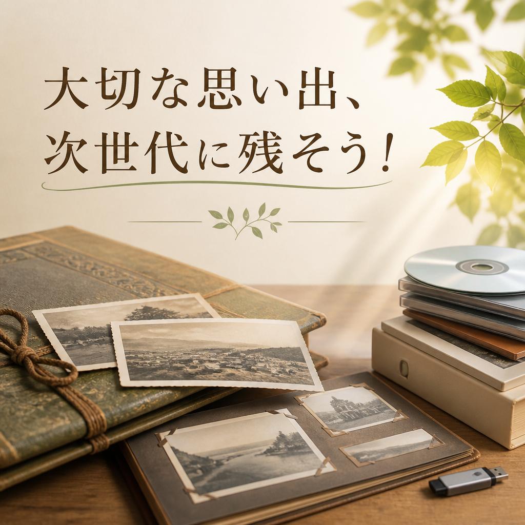 大切な思い出、次世代に残そう！