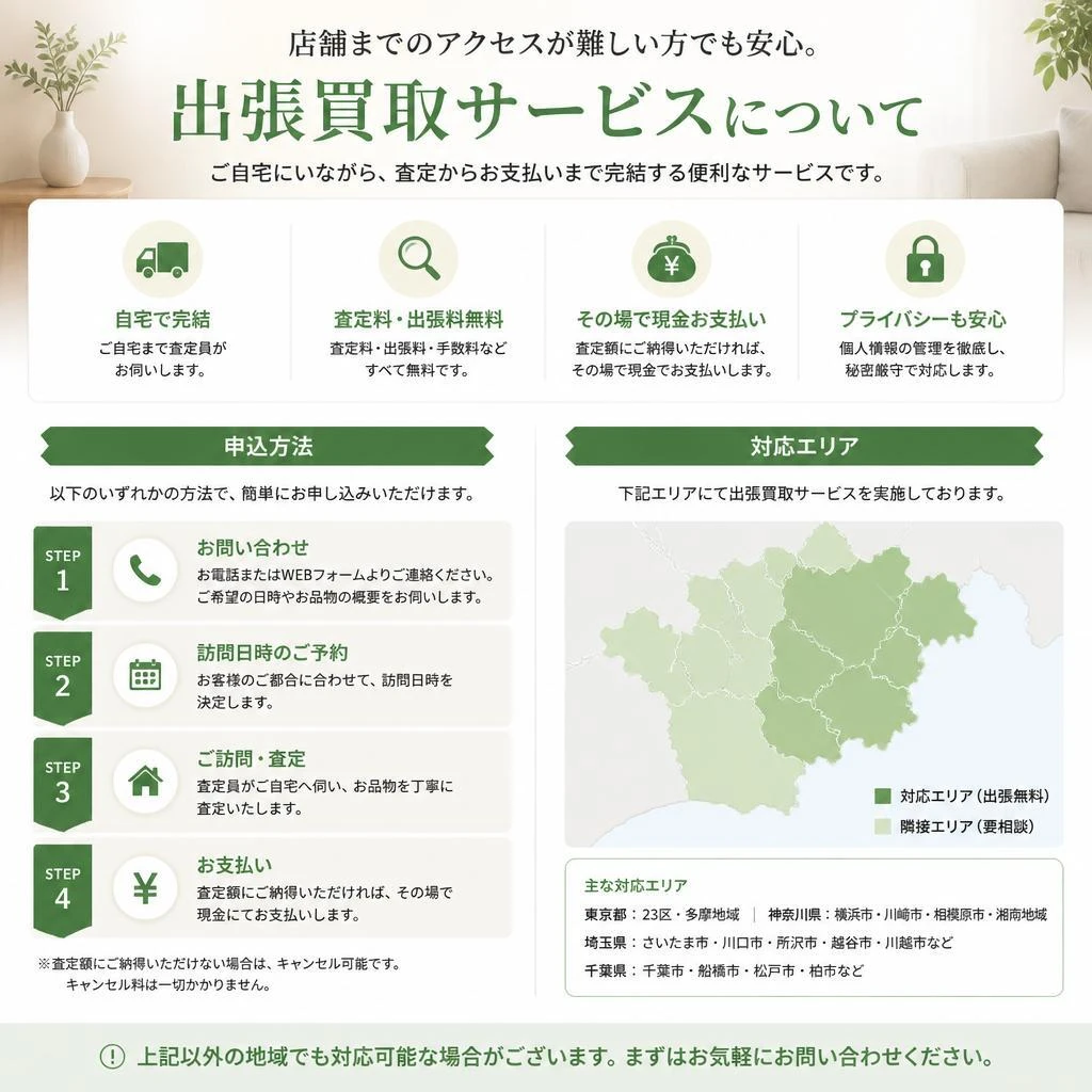 5. 出張買取サービスのご案内