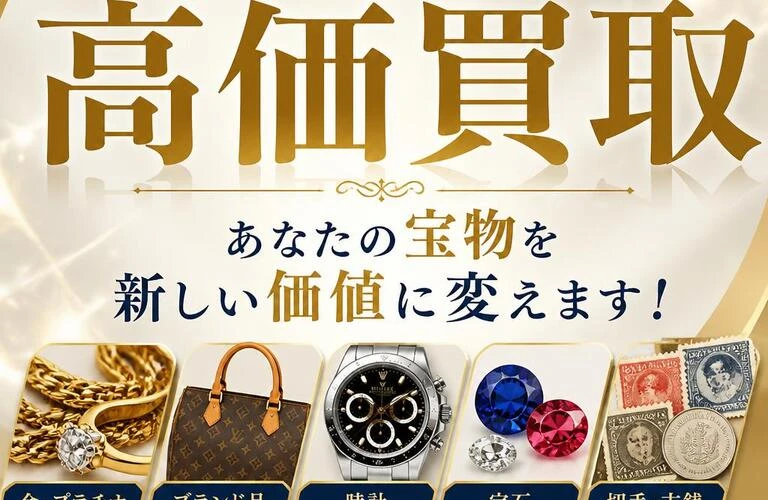 岡山で高価買取、あなたの宝物を新しい価値に変えます！