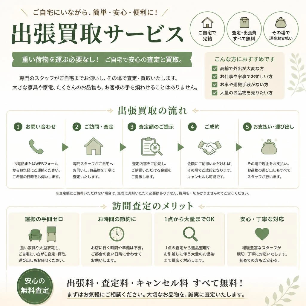 出張買取サービス