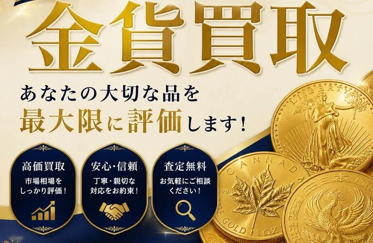 平島・瀬戸で安心の金貨買取、あなたの大切な品を最大限に評価します！