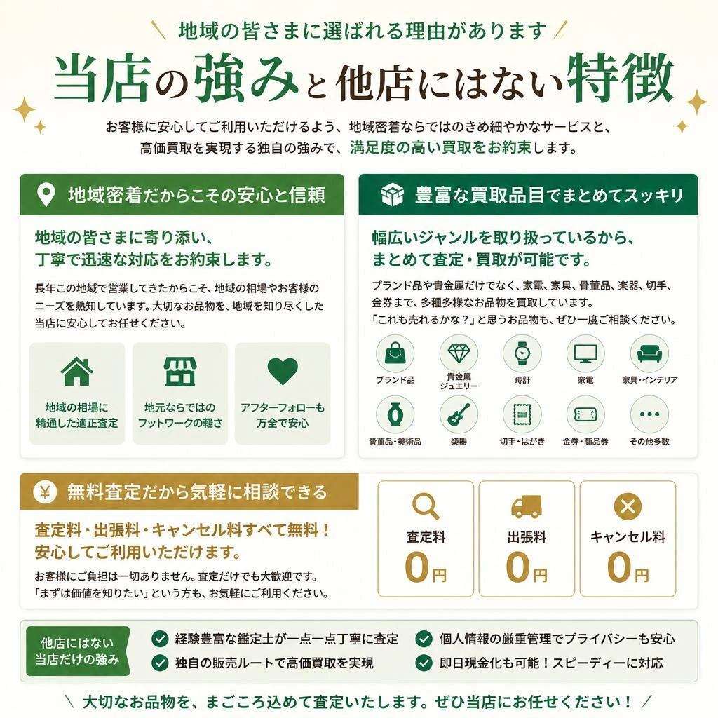 買取大吉岡山平島店の特徴