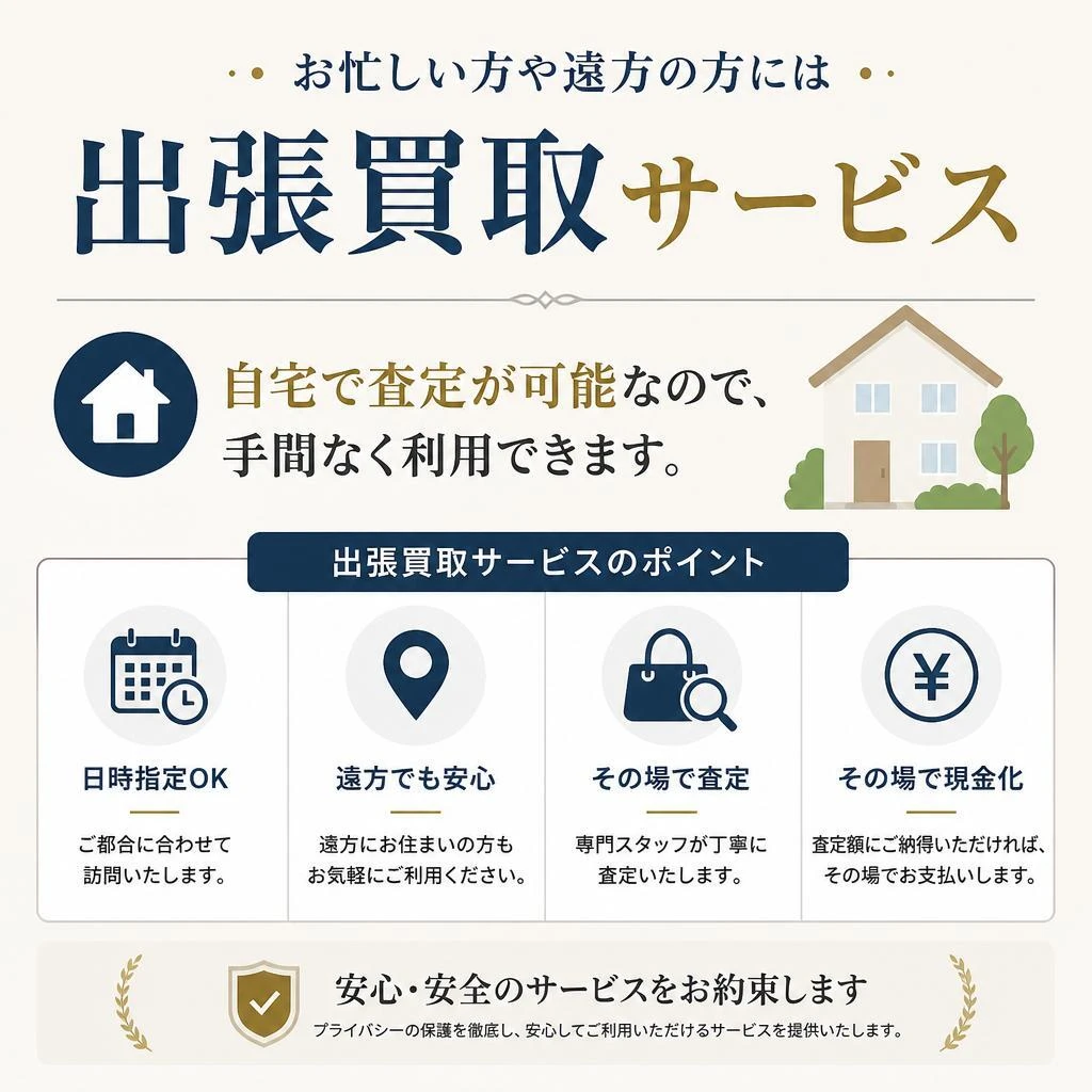 出張買取のご案内