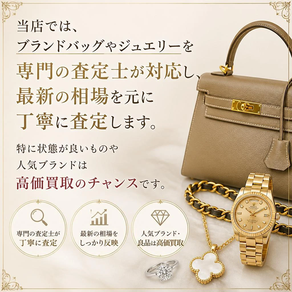 2. 品物の価値を最大限に引き出す！
